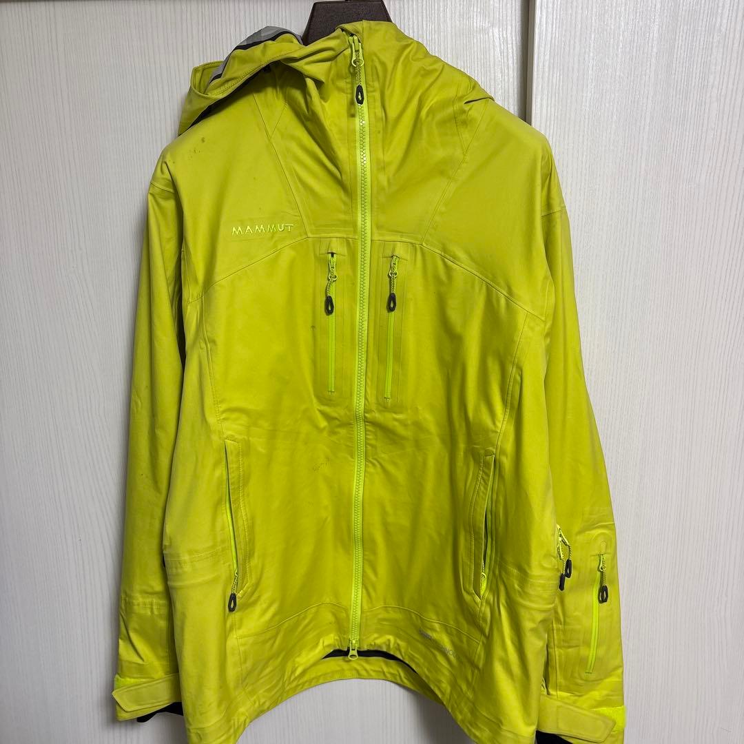 MAMMUT 蛍光イエロー スノーボードウェア S