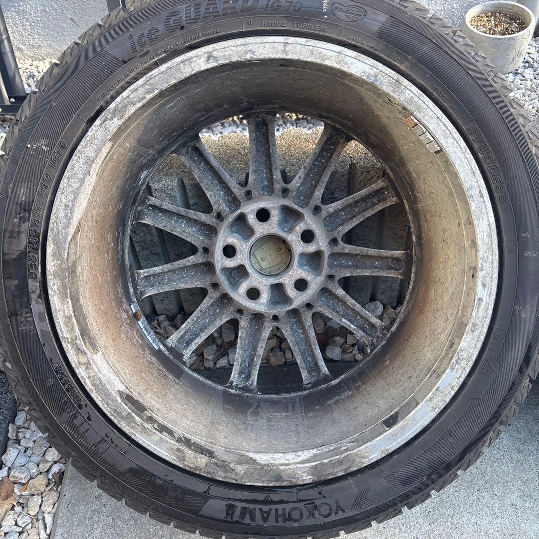 17クラウン 純オプホイール スタッドレス付