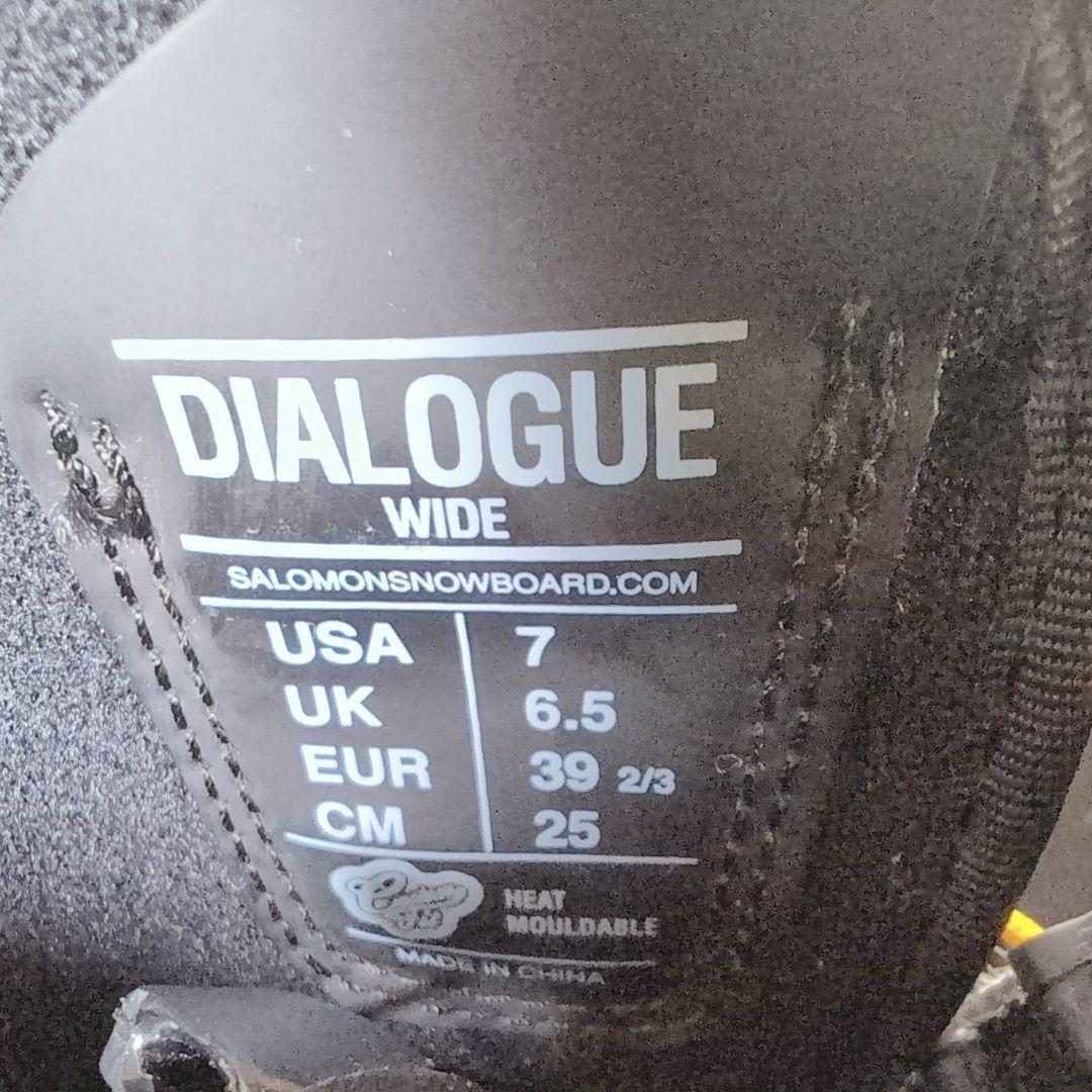 美品 SALOMON DIALOGUE WIDE 25cm バッグ付