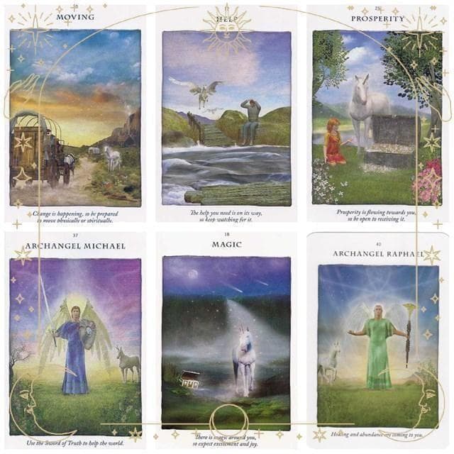 希少品✨海外美麗デッキ✨ユニコーン ペガサス オラクルカード／アファメーション