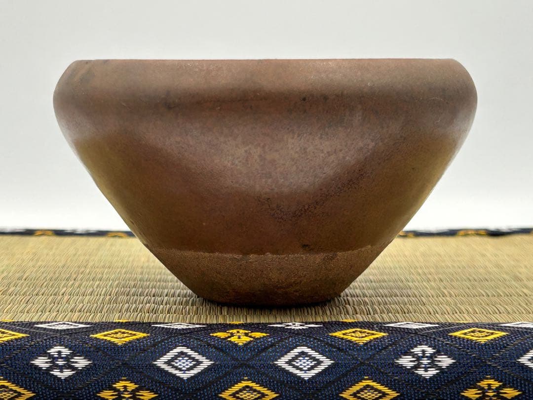 ★0011　宋時代　建窯 柿红釉天目茶碗 ★茶道具 茶器 唐物天目中国美術