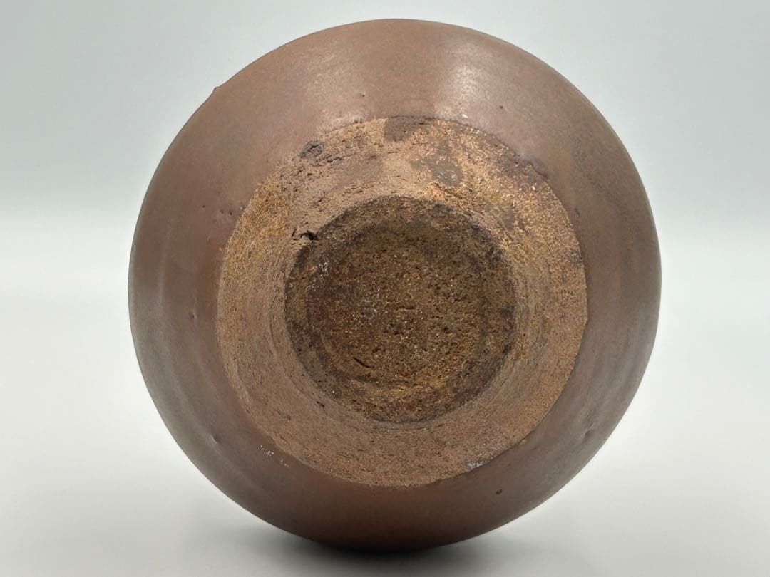 ★0011　宋時代　建窯 柿红釉天目茶碗 ★茶道具 茶器 唐物天目中国美術