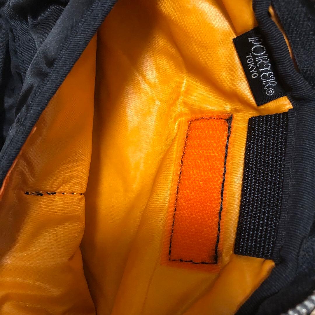 PORTER ブラックポーチ 約20cm x 13cm 手帳　システムバインダー