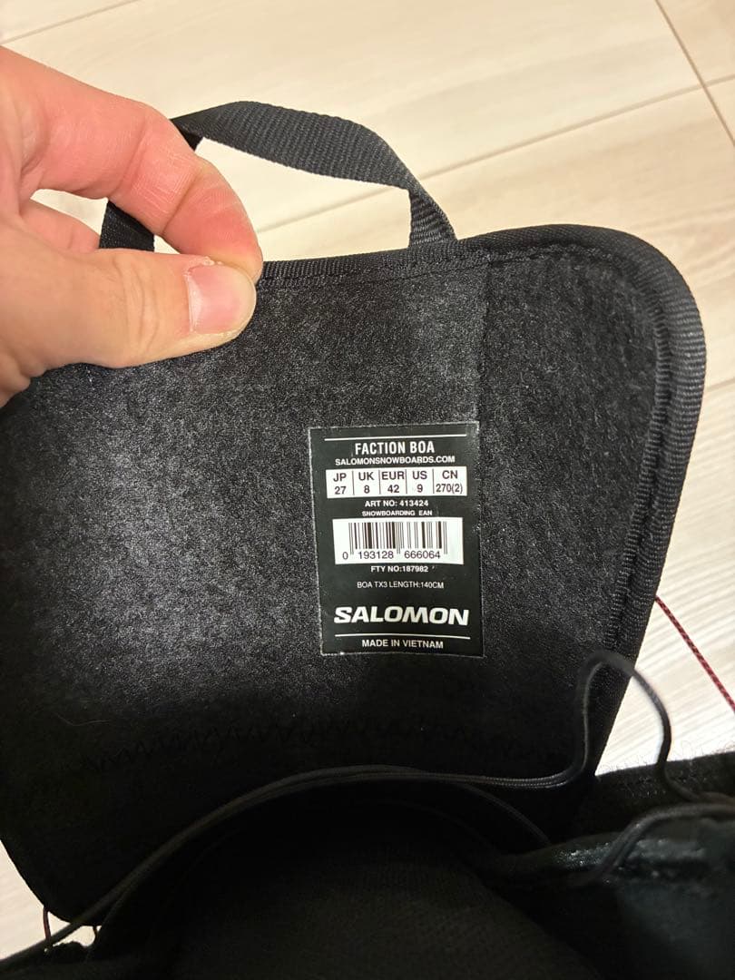 SALOMON スノーブーツ ビンディング同時購入で値下げ