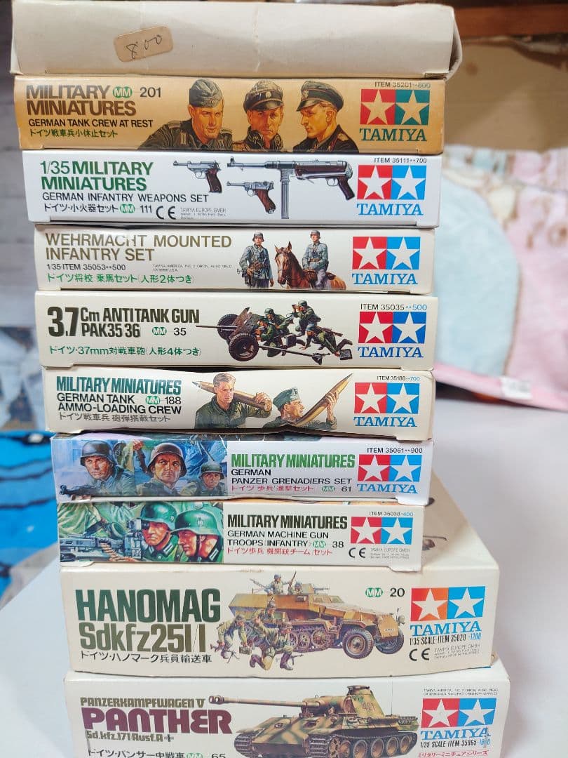 タミヤ1/35 10個セット ミリタリーミニチュア