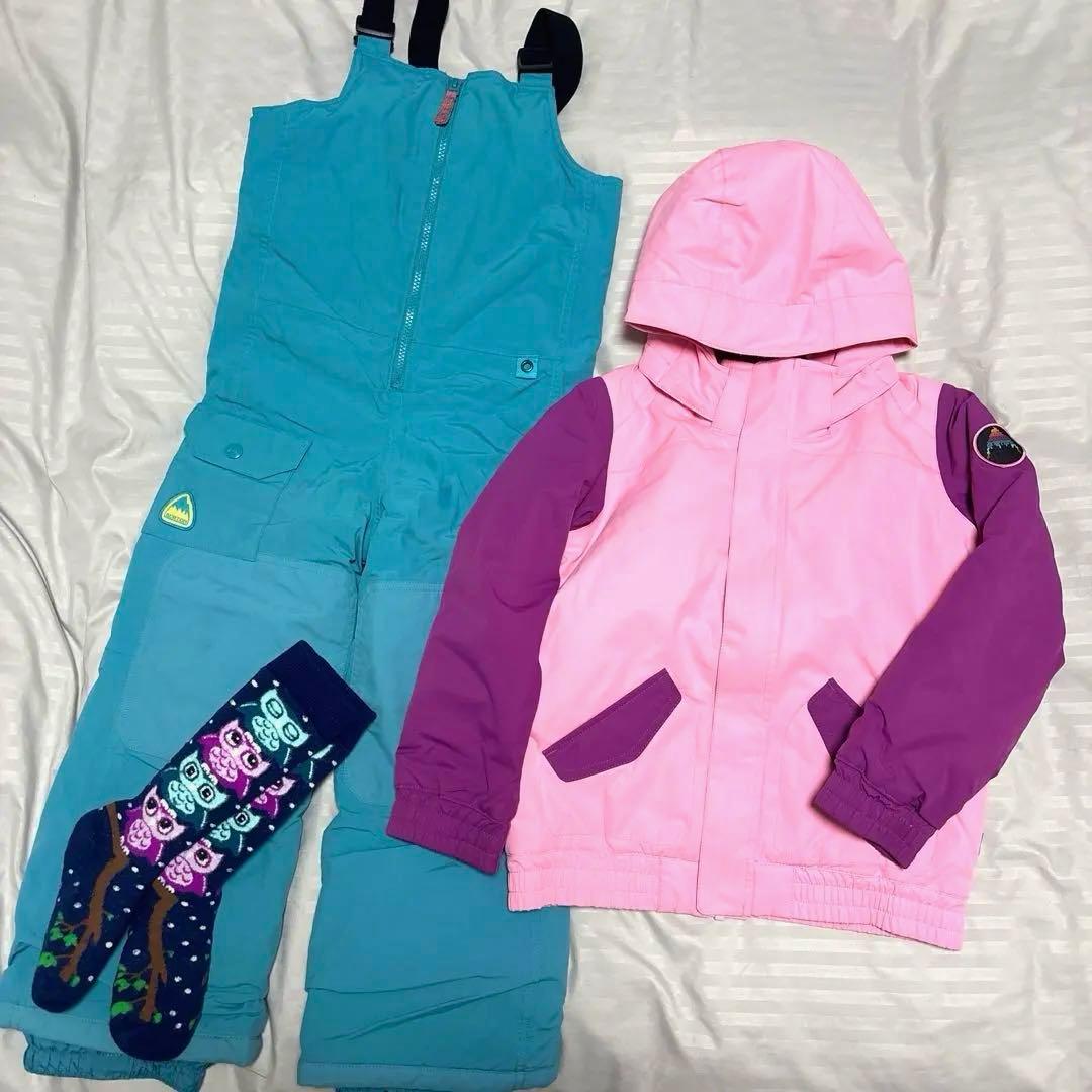 Burton キッズ　スノーウェアセット　5/6 110㎝