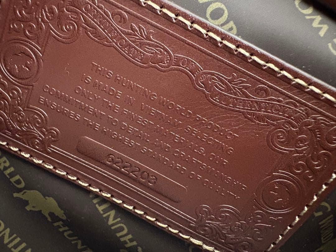 【美品】HUNTING WORLD SAFARI ボストンバッグ