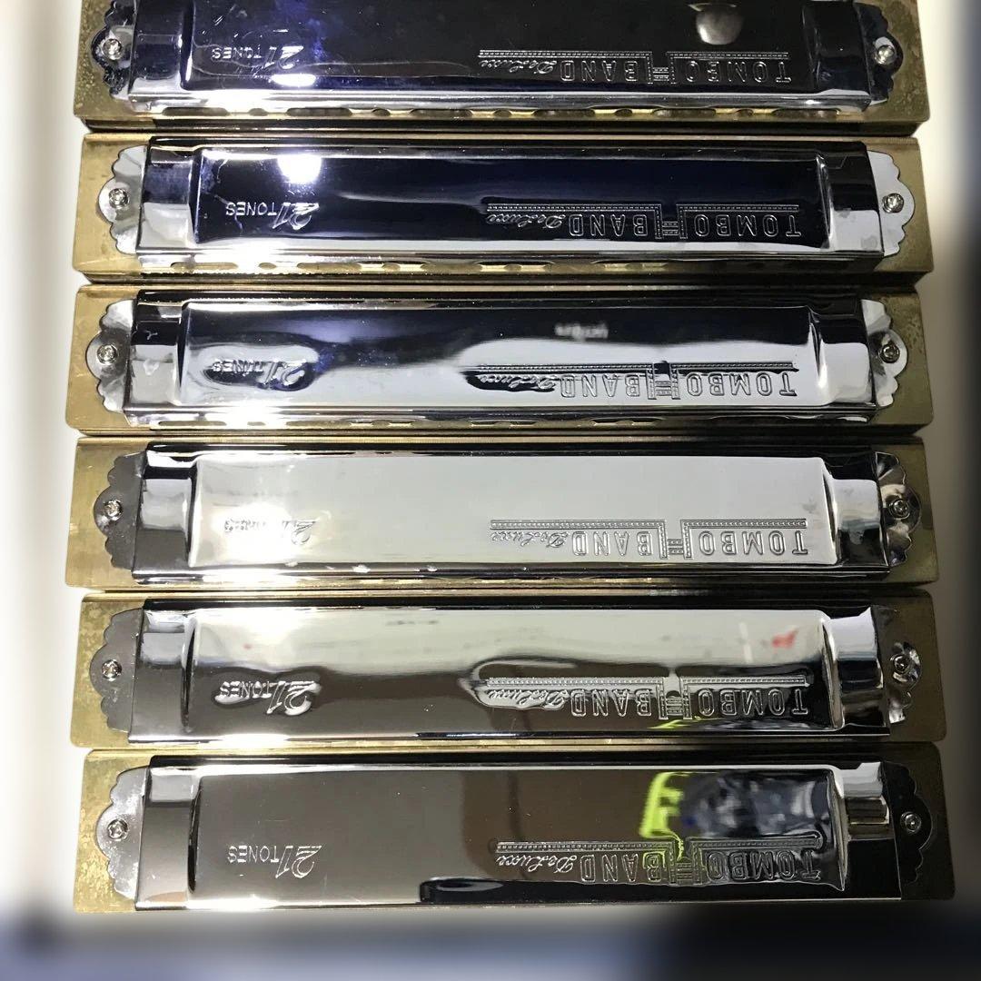 トンボ ハーモニカ TOMBO BAND Deluxe 21TONES　ケース付