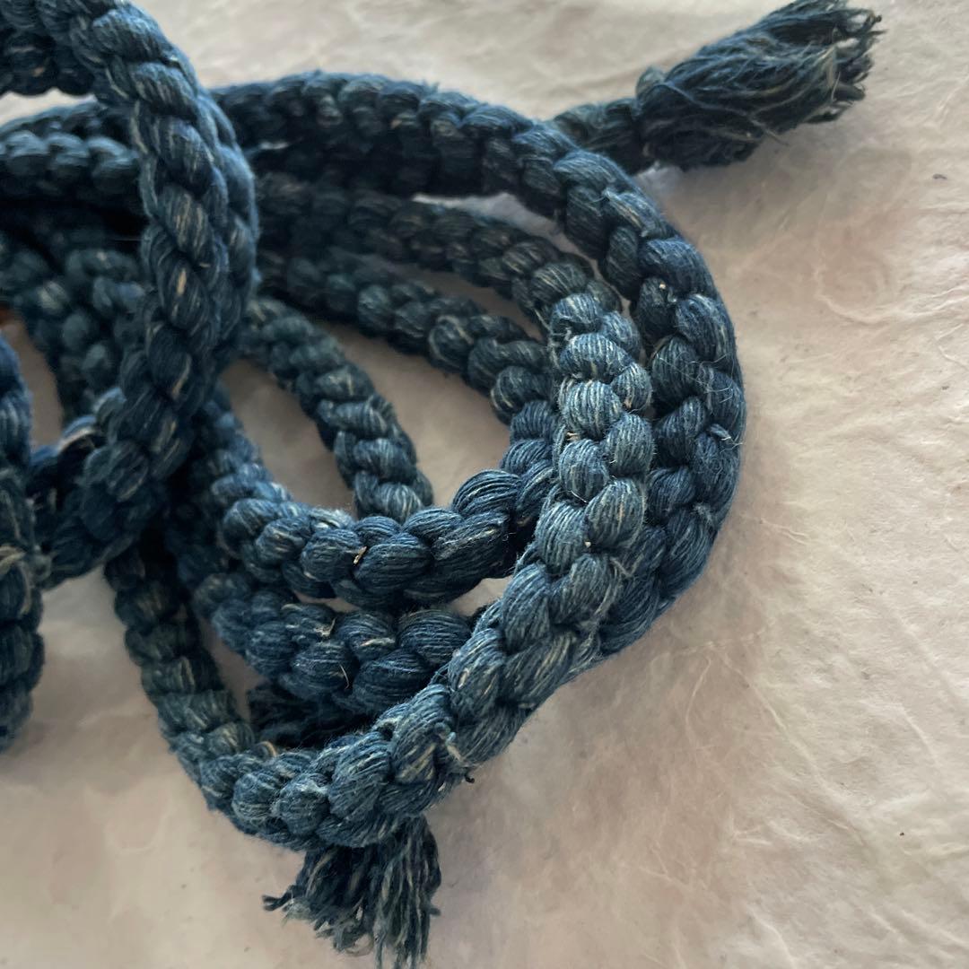 藍染め紐、貴重