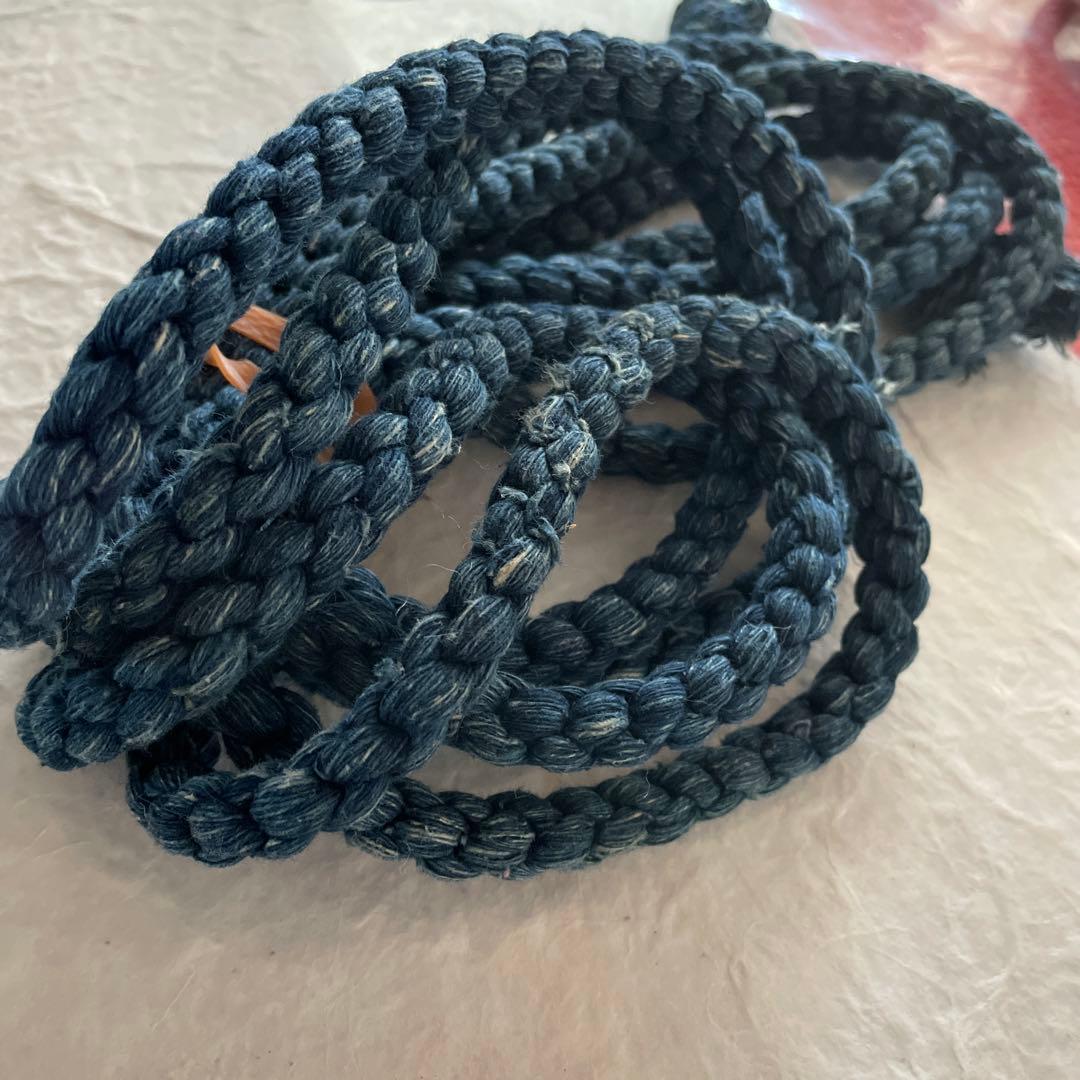 藍染め紐、貴重