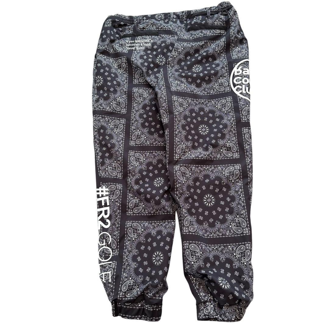 #FR2 GOLFエフアールツーゴルフ 中綿パンツペイズリー柄2XL新品タグ付き