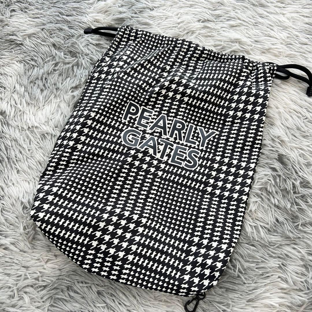 新品　パーリーゲイツ　ワンピース　レインウェア　千鳥柄　ストレッチ　サイズ1