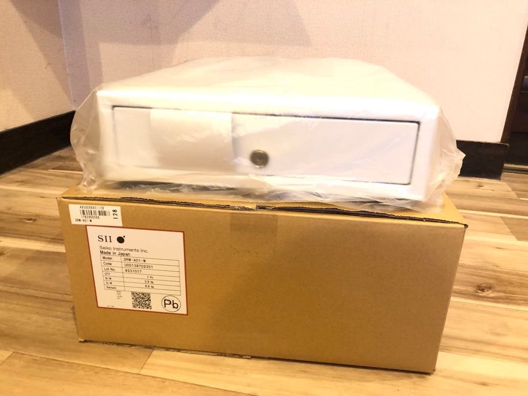 日本製　新品未使用　SII キャッシュドロア　Uレジ、エアーレジ対応