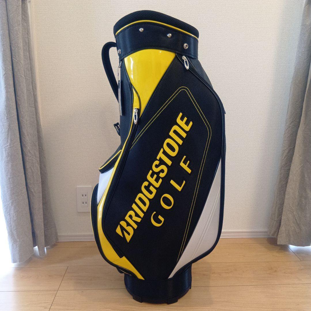 ★新品・未使用★ BRIDGESTONEキャディバッグ 黒/黄　ブリヂストン