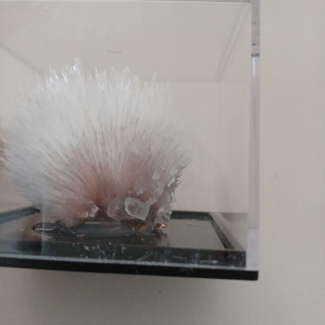 スコレス沸石(スコレサイト）魚眼石(アポフィライト)