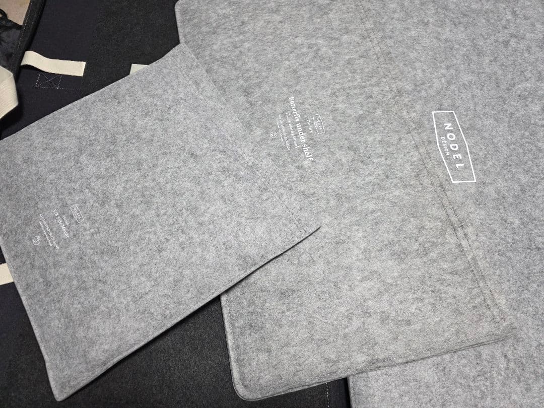 nodel design バタフライテーブルM Black Set