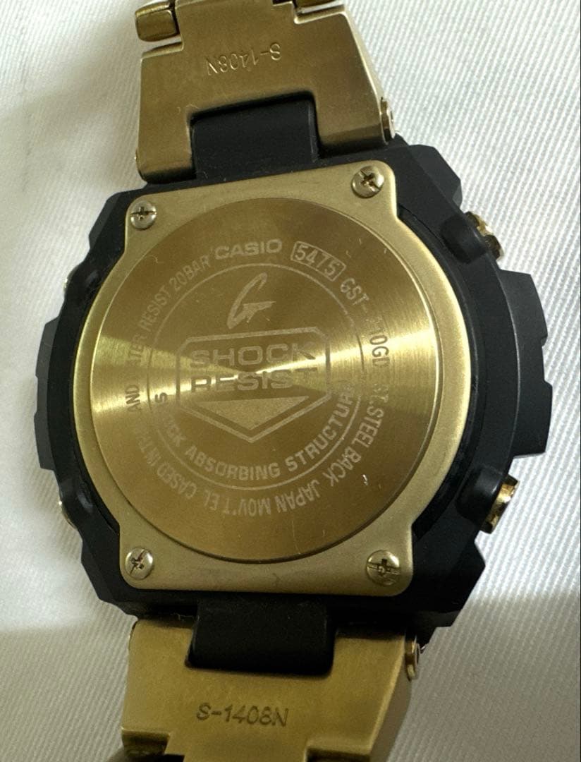 G-SHOCK GST-210GD-1AJF ゴールド/ブラックCASIO時計