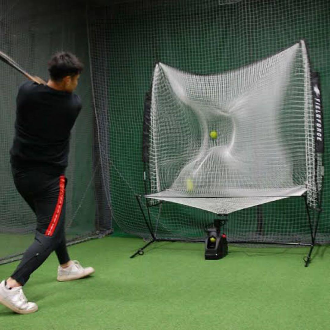 フィールドフォース　オートリターン バッティングネット ACアダプター付き