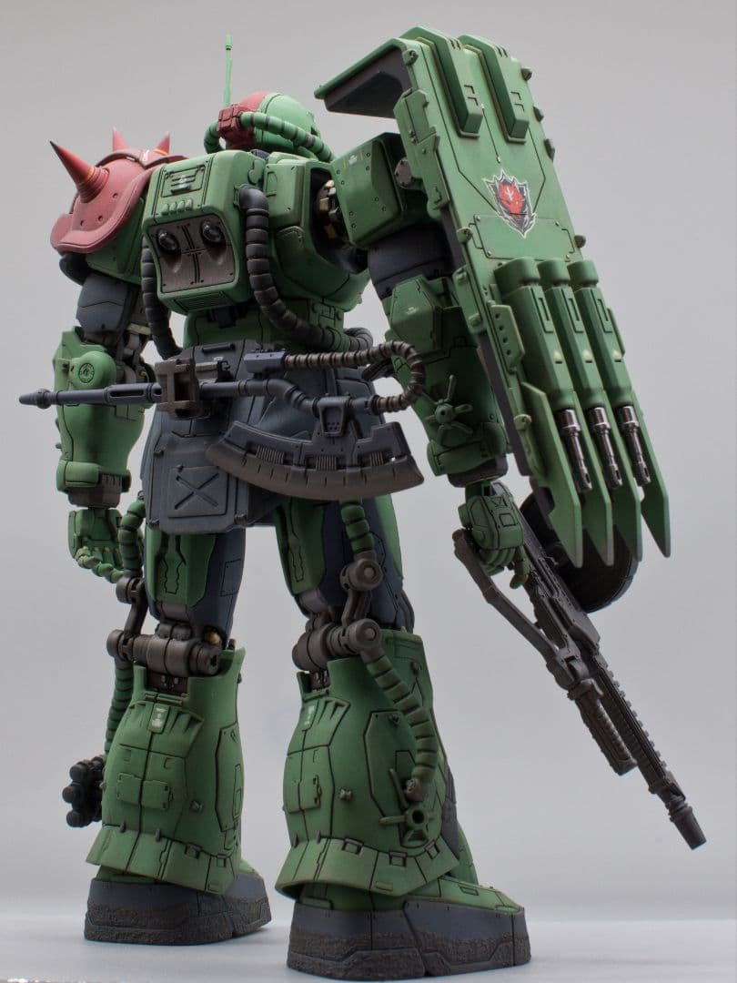 「復讐のレクイエム」HG 1/144 ザクII F型チャブス機　全塗装 完成品