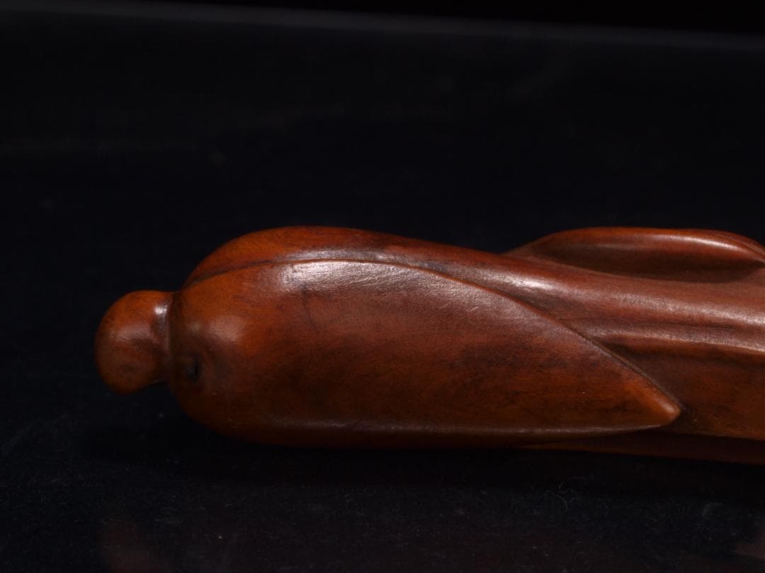 中国清時代の木製彫刻　激安骨董品 古美術 DE1513D2-2