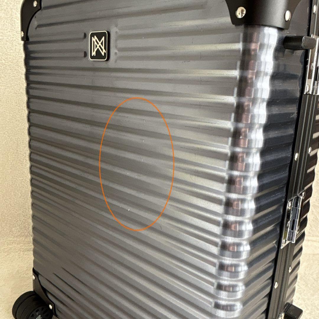 ✨美品✨LANZZO スーツケース　TSAロック アルミ　グレー