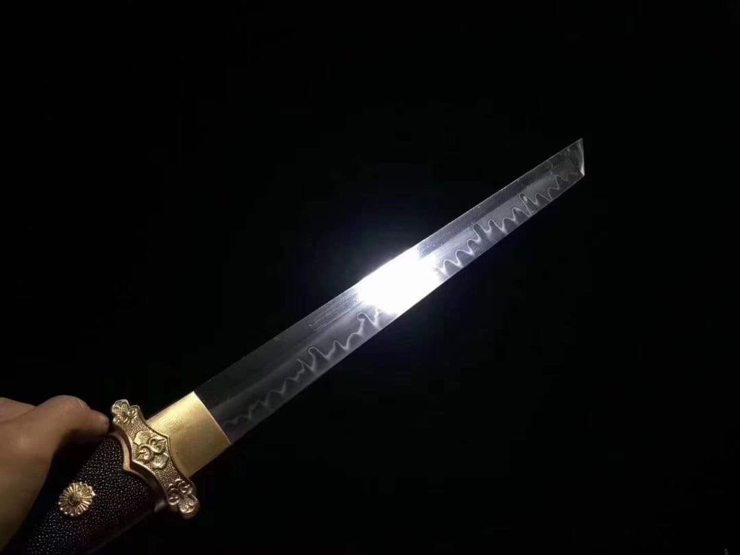 T 10焼刃幅刃12寸唐刀古兵器 武具　刀装具　日本刀　模造刀 居合刀