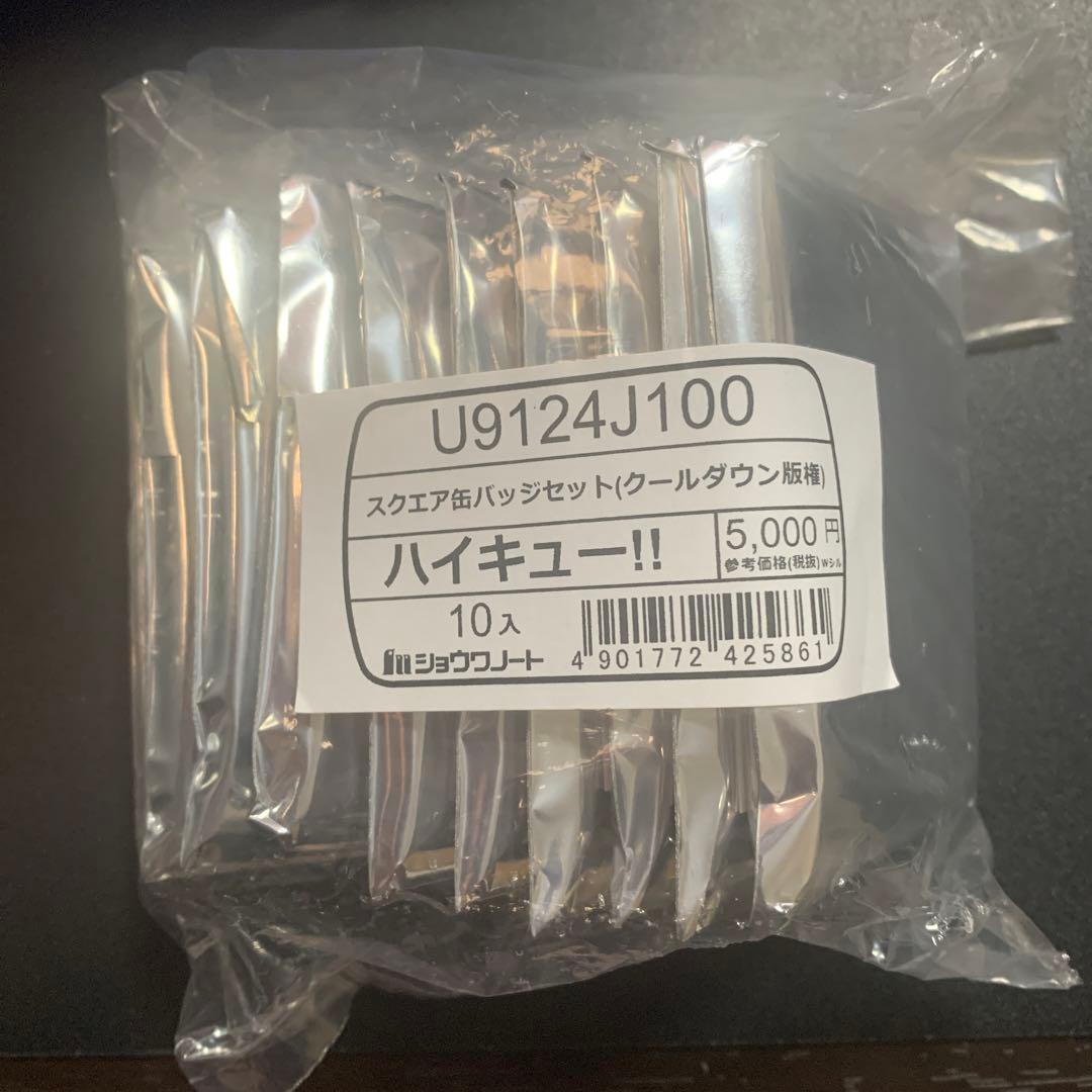 ハイキュー!! セブンネット限定　クールダウン スクエア　缶バッジ