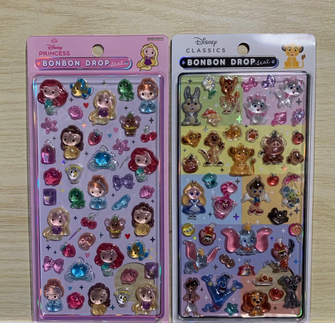 ディズニー ボンボンドロップシール クラシック プリンセス
