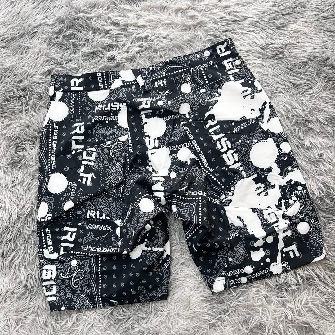 新品　ラッセルノ　セットアップ　ハーフジップ　半袖シャツ　ハーフパンツ　サイズ4