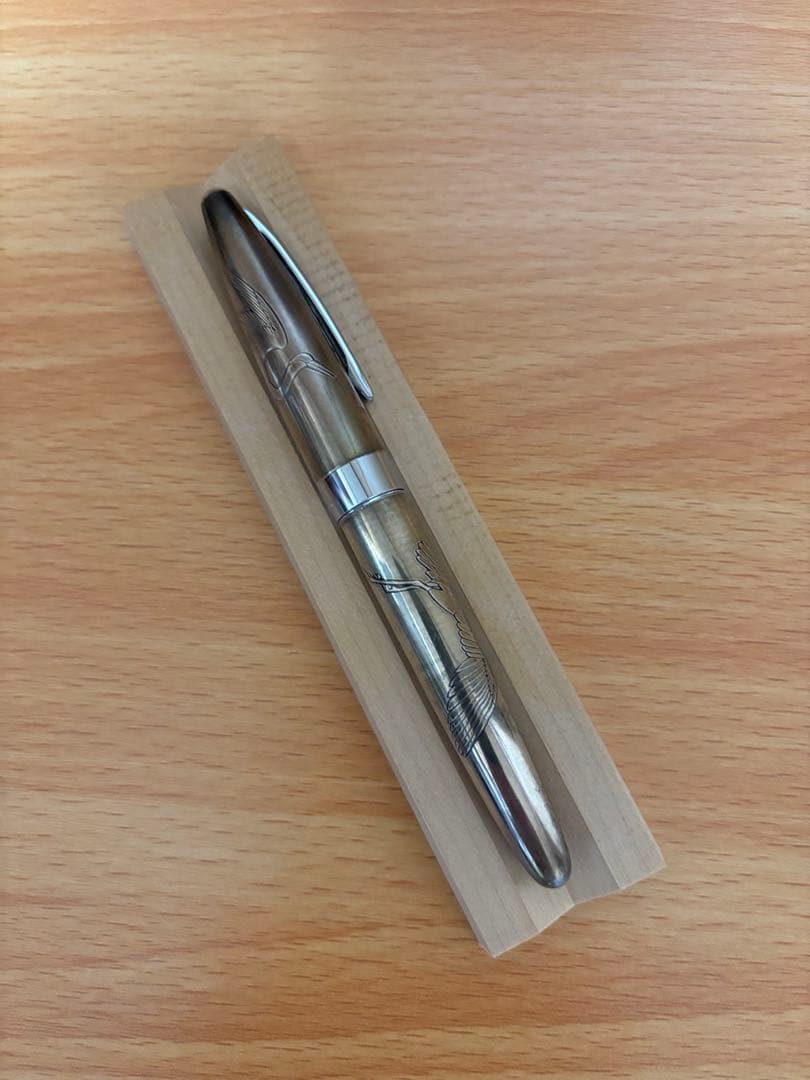 パイロット　スターリングシルバー万年筆　鶴　 細字
