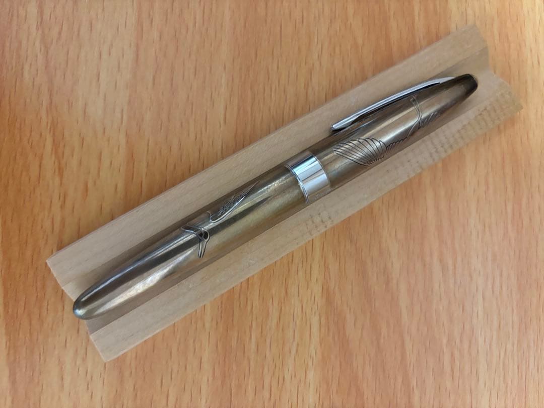 パイロット　スターリングシルバー万年筆　鶴　 細字