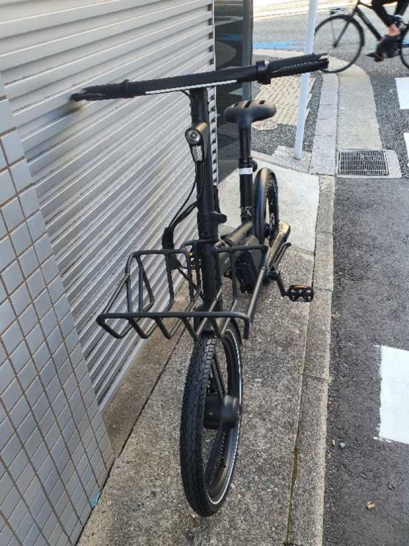 ホンバイクストンプラス　黒カゴ付き