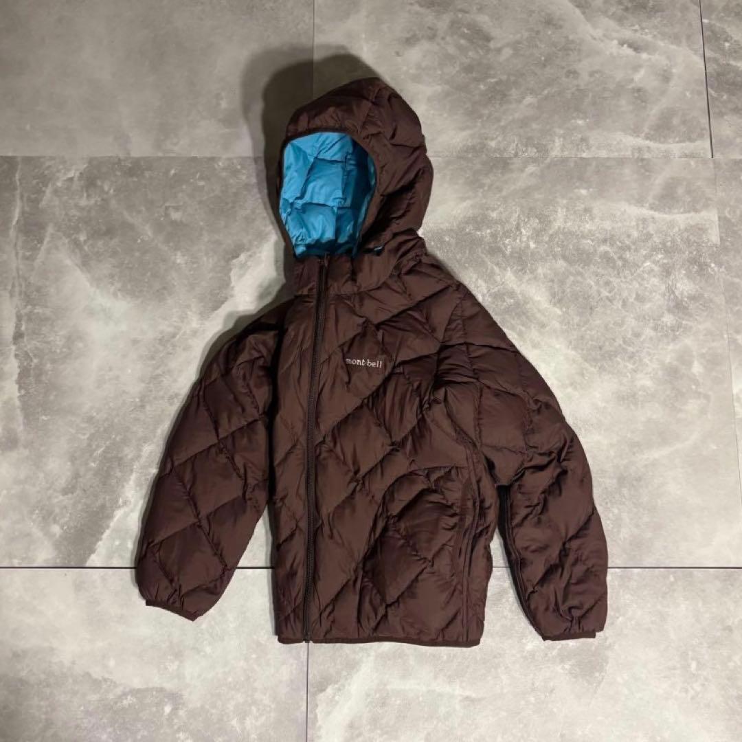 00s montbell リバーシブル キルティング ダウンジャケット テック系