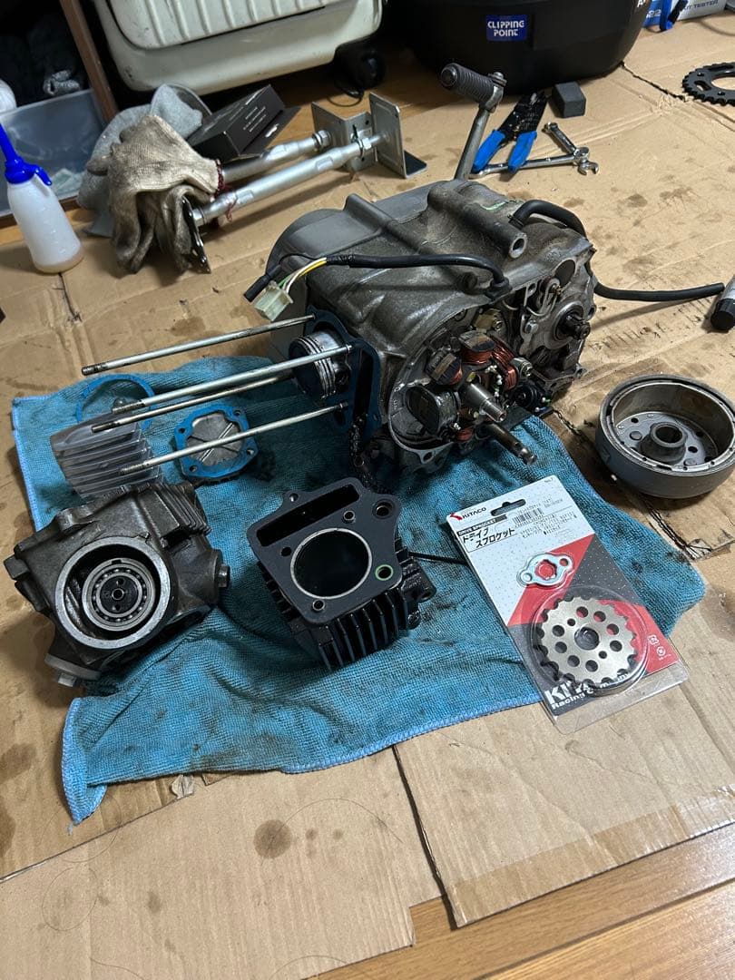 レ*ガ様 スーパーカブ75ccエンジン　ハイカム　ガスケット　75ccエンジン