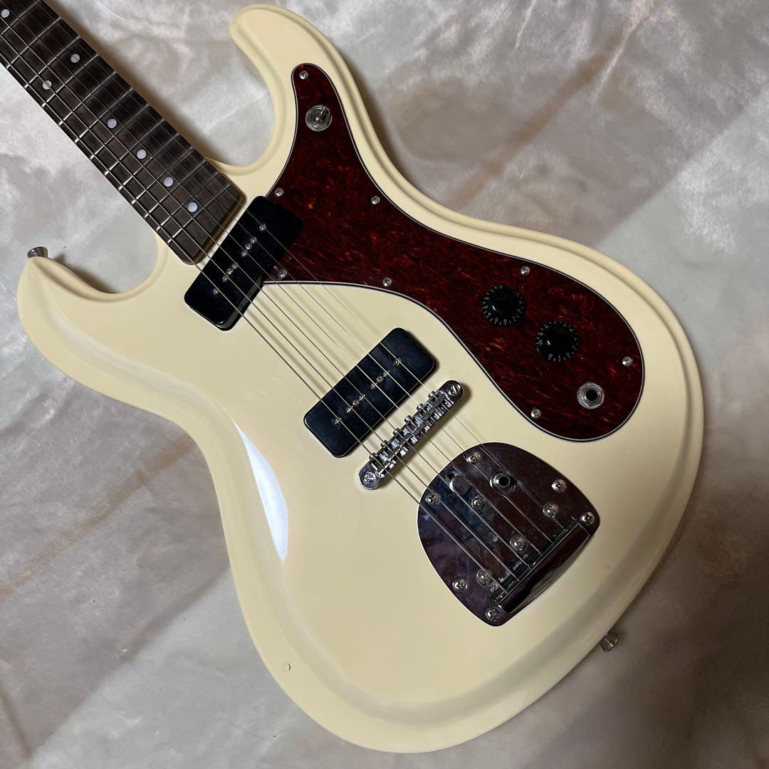 Aria DM-01 モズライトタイプ　P90 アイボリー