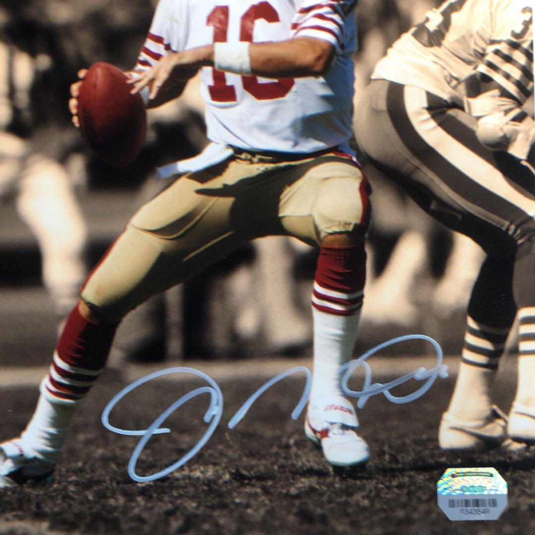 ジョー・モンタナ　直筆サイン　NFL
