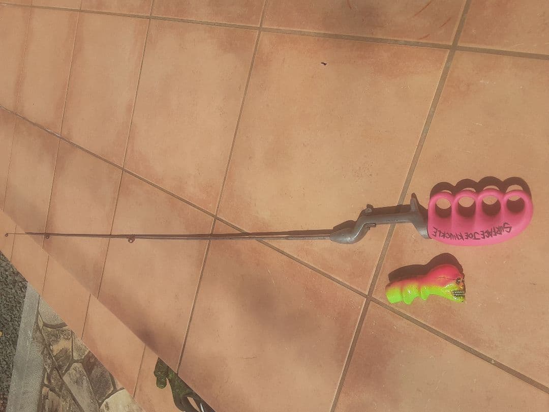 最終値下げ。3/30で販売終了します。スチールロッドとグリップ2個付き