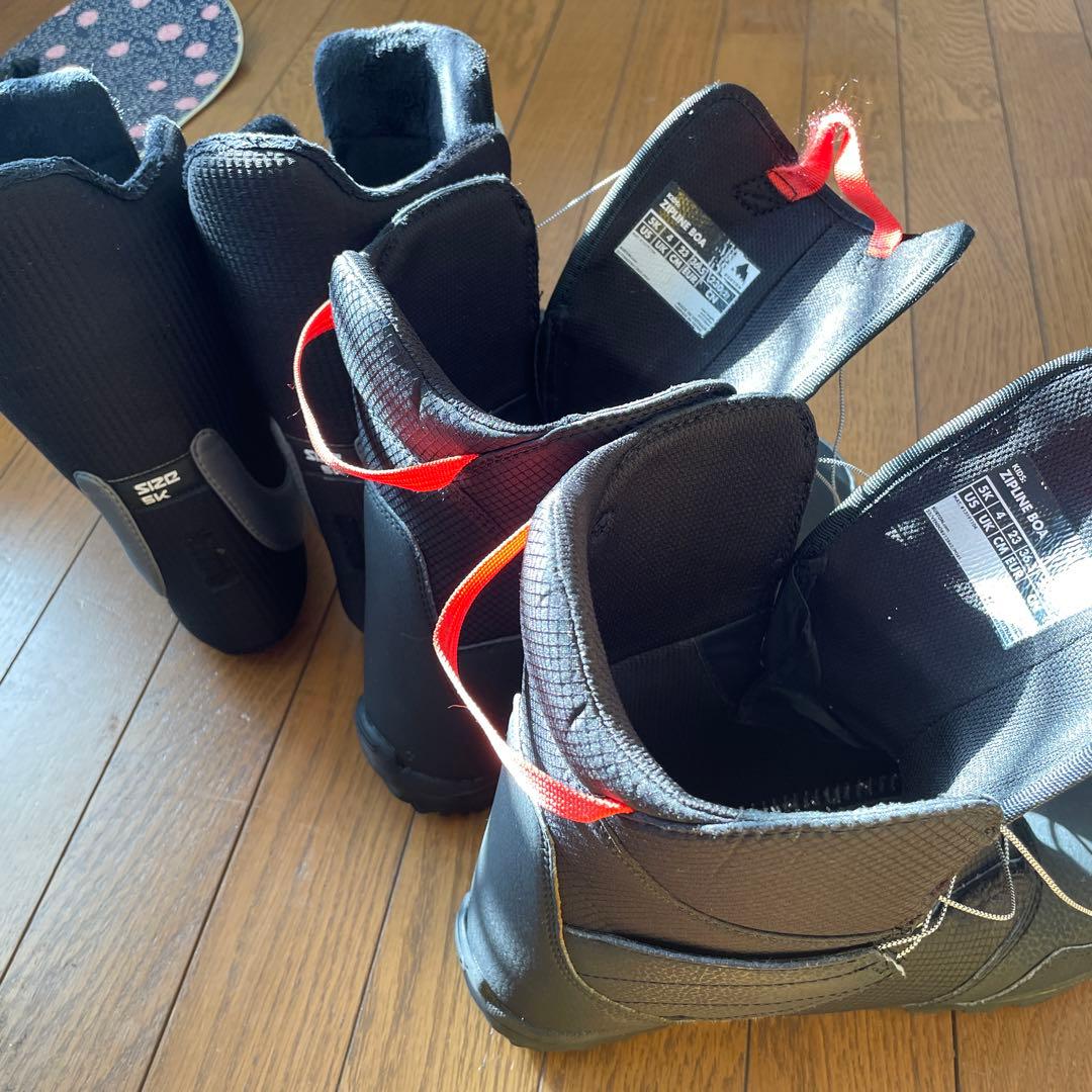 burton zipline boa 4K 23センチ　バートンキッズ