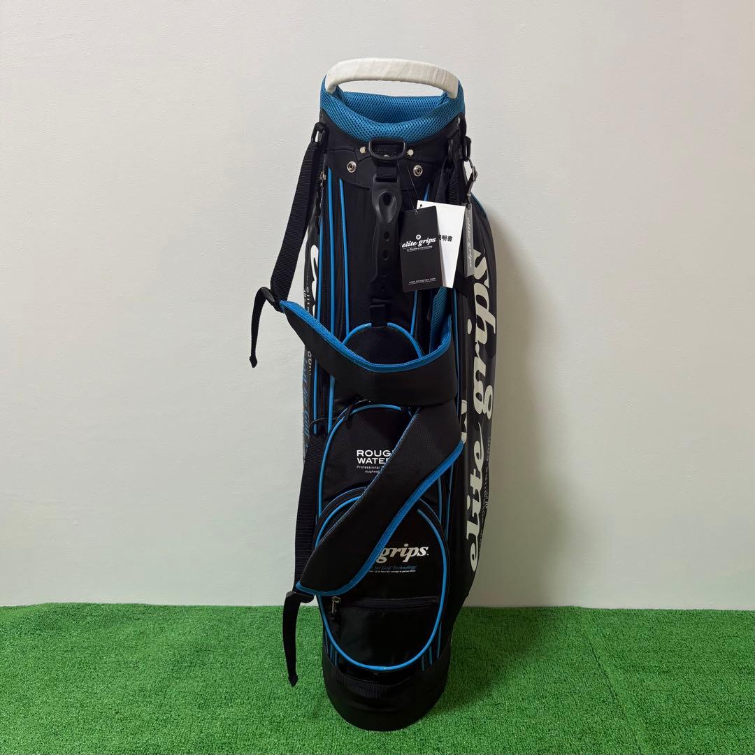 elite grips エリートグリップ 軽量キャディバッグ ブラック＆ブルー
