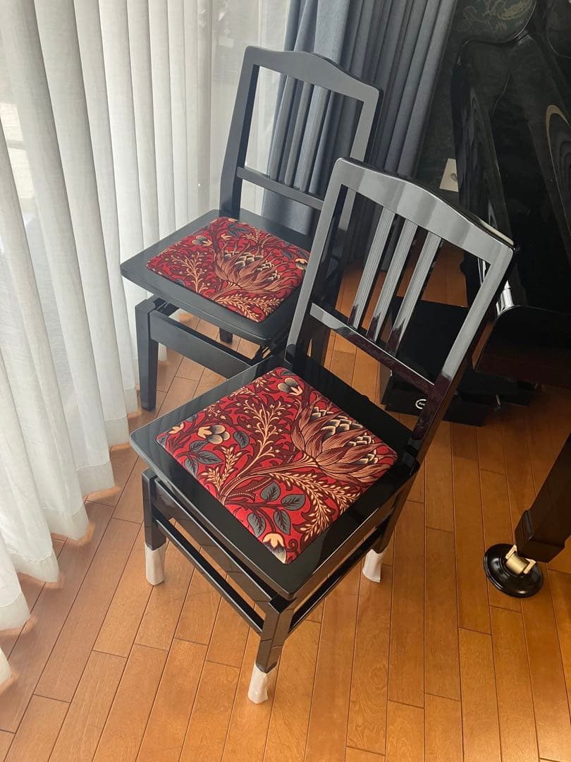 ピアノ椅子No.5(座面生地特注) トムソン椅子