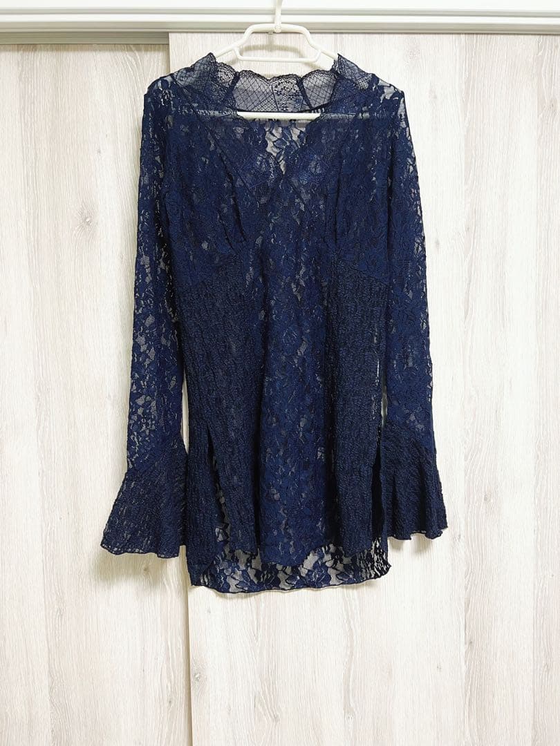 AMERI COMBINATION LACE TOP 2025AW新色
