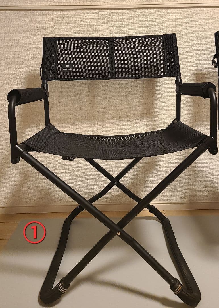 peak　FDチェアワイド　ブラック　2個セット