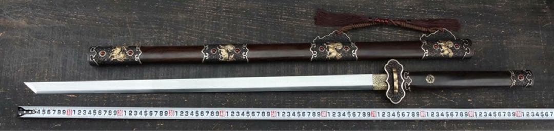 麒麟唐刀 唐剣 中華剣 舞踊刀 古兵器 武具 鑑賞刀