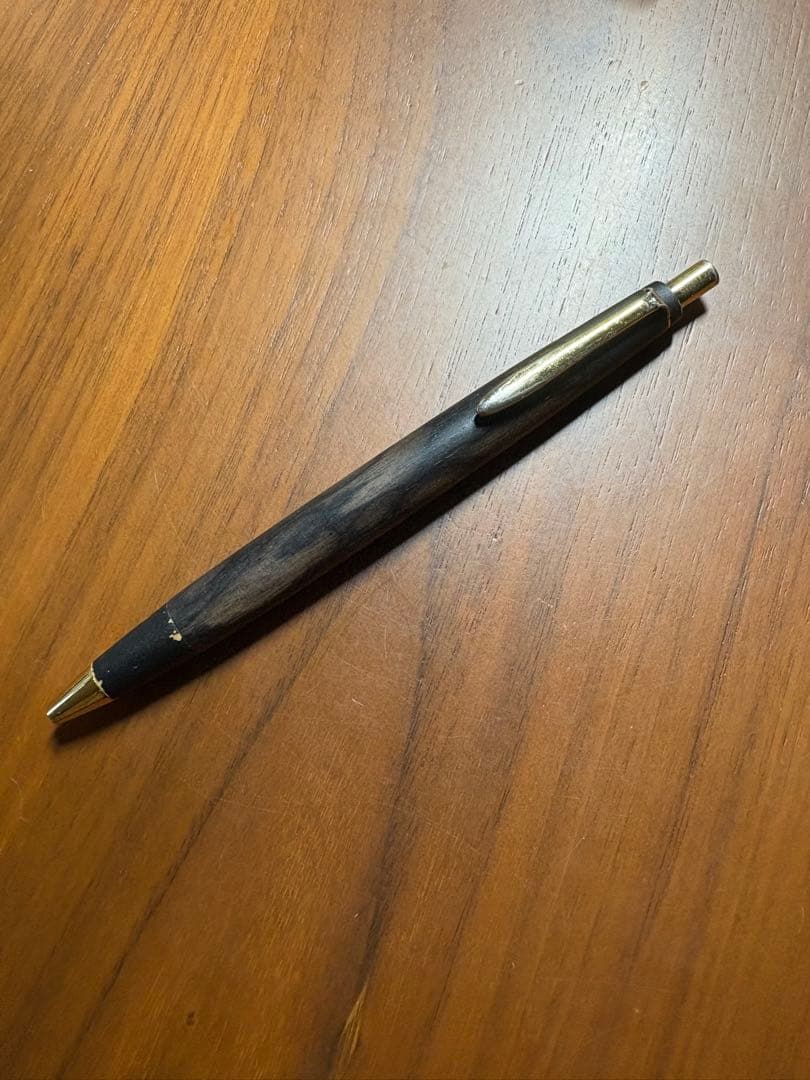 野原工芸 超特上黒柿孔雀杢 シャーペン