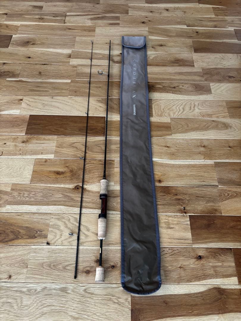 シマノ カーディフAX S62XUL-F ロッドケース付き