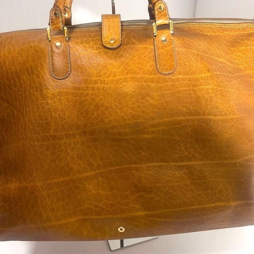 希少な金色 最高級 本革 GOLD PFEIL ボストンバッグ ドイツ製