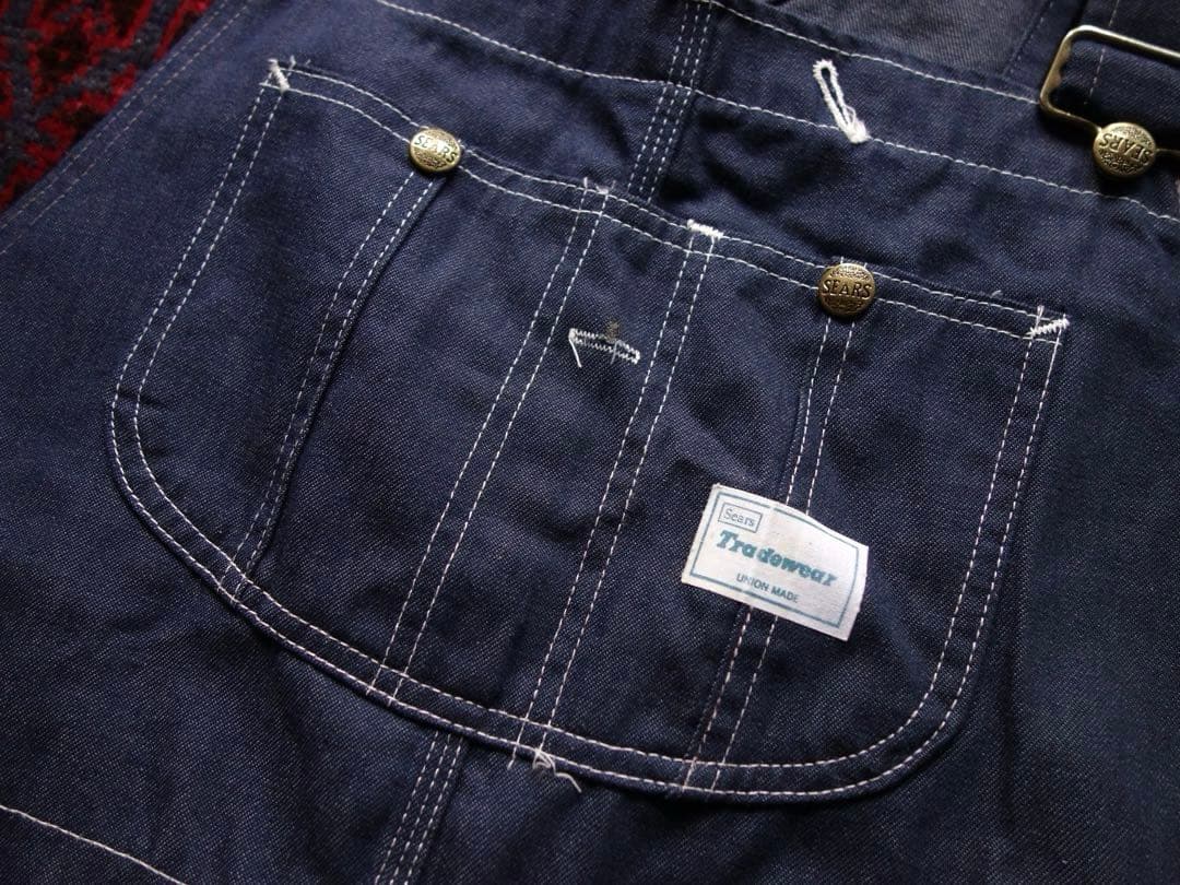 80s Sears オーバーオール 40 シアーズ デニム USA製
