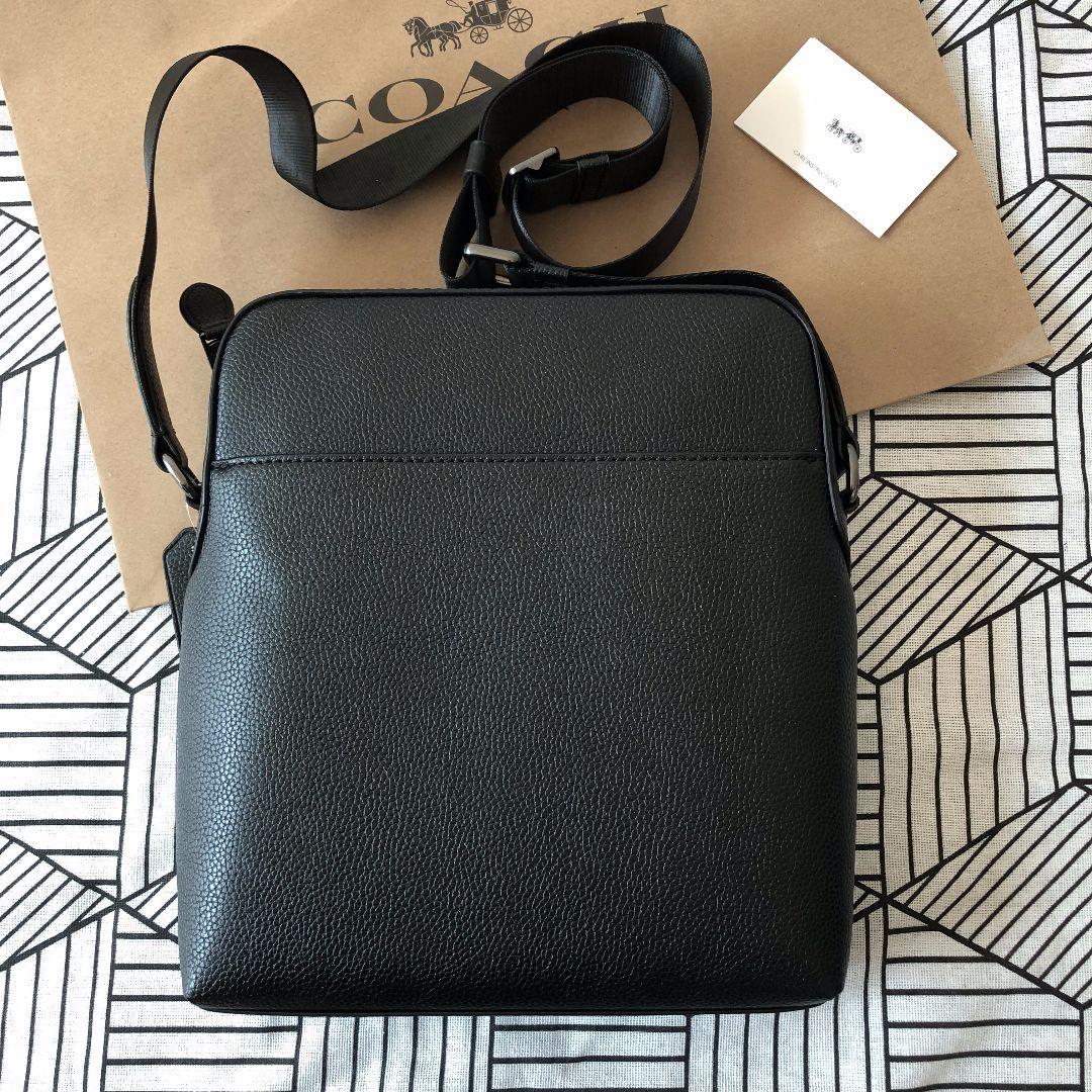 COACHコーチバッグ F68014 ブラック ショルダーバッグメンズバッグ