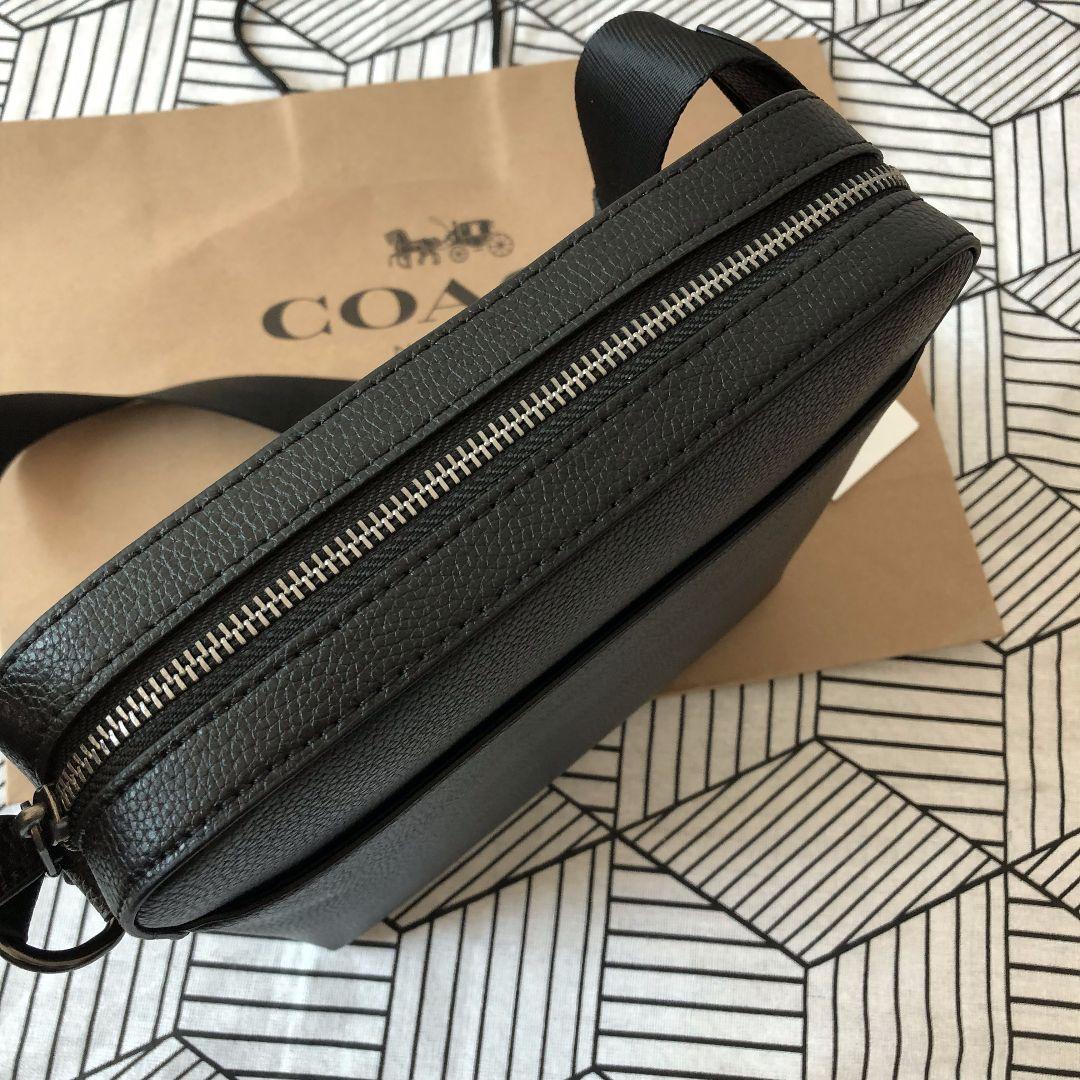 COACHコーチバッグ F68014 ブラック ショルダーバッグメンズバッグ