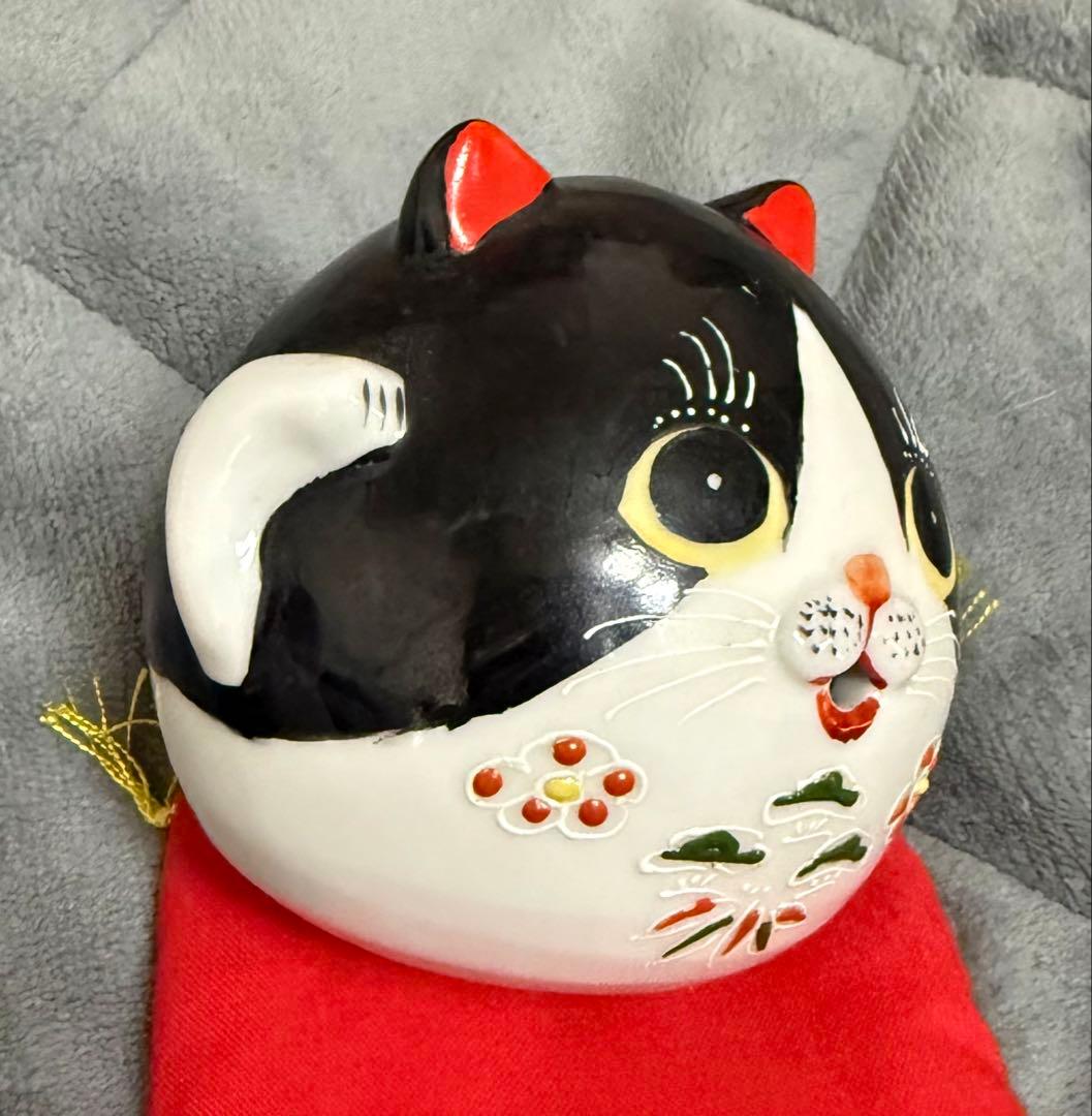 九谷焼　招き猫　猫の置き物　レア